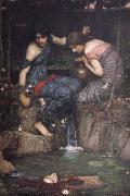 John William Waterhouse Nymphs Finding the Head of Orpheus oil painting reproduction